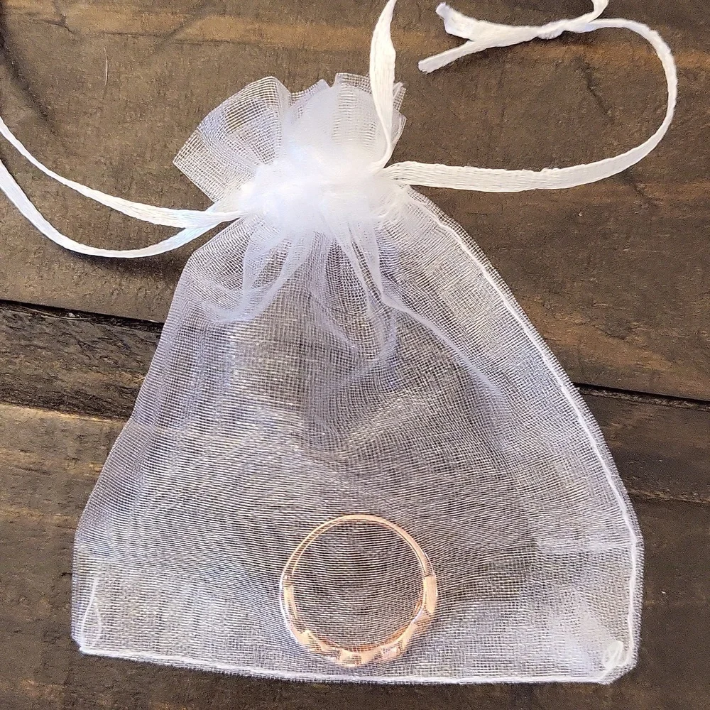 925 Rose Gold Diamond Infinity Ring